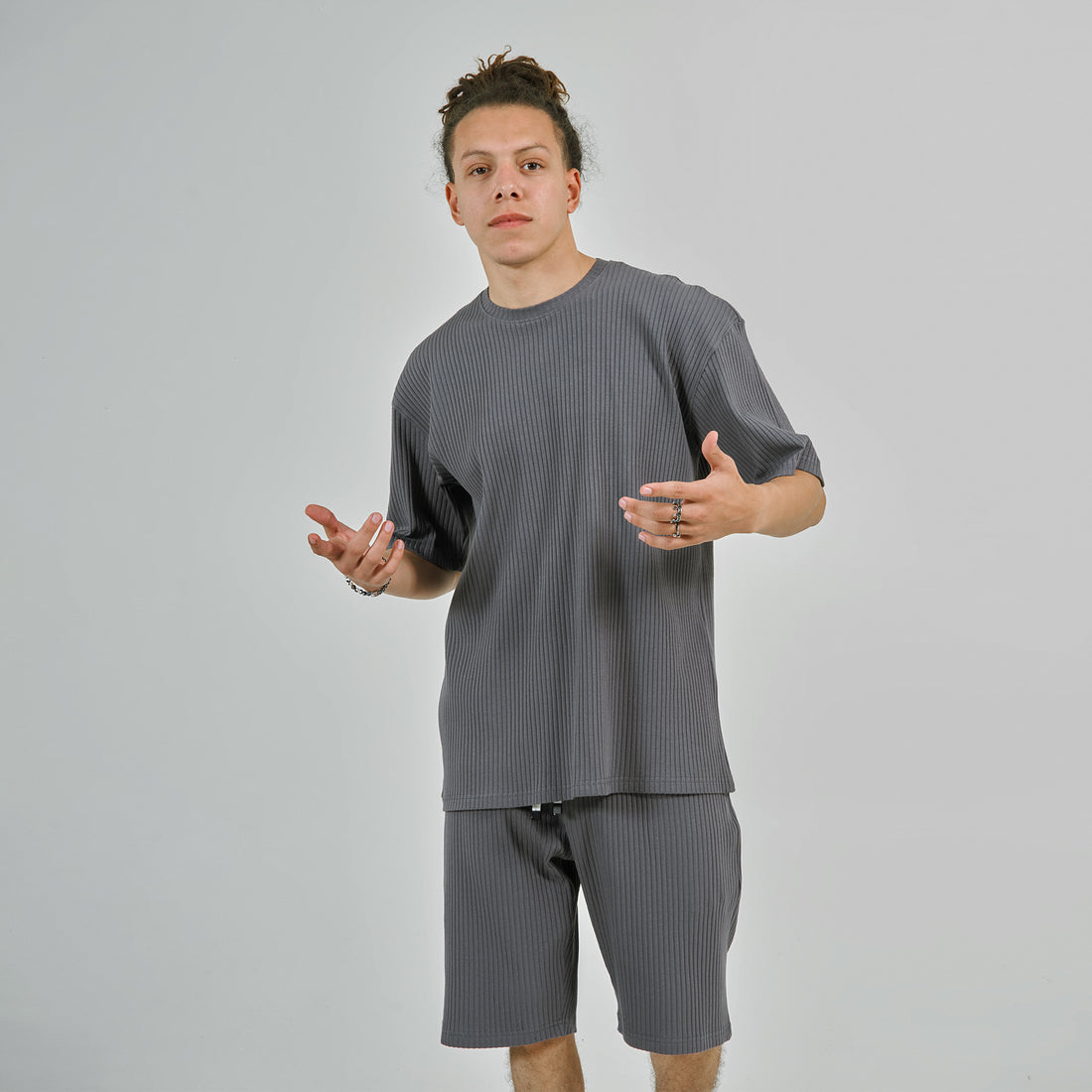 Lite set loose fit  summer T-SHIRT+SHORT