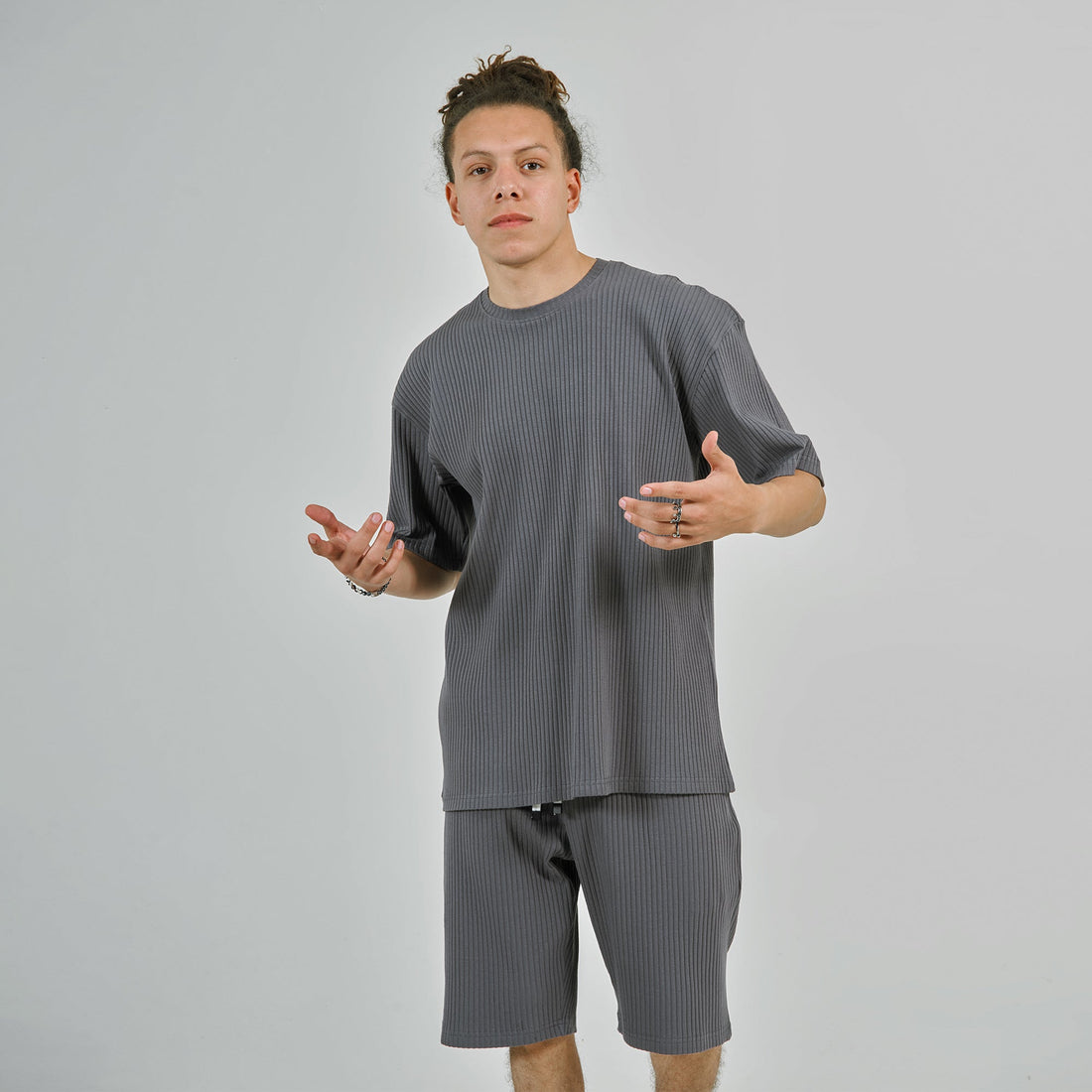 Lite set loose fit  summer T-SHIRT+SHORT