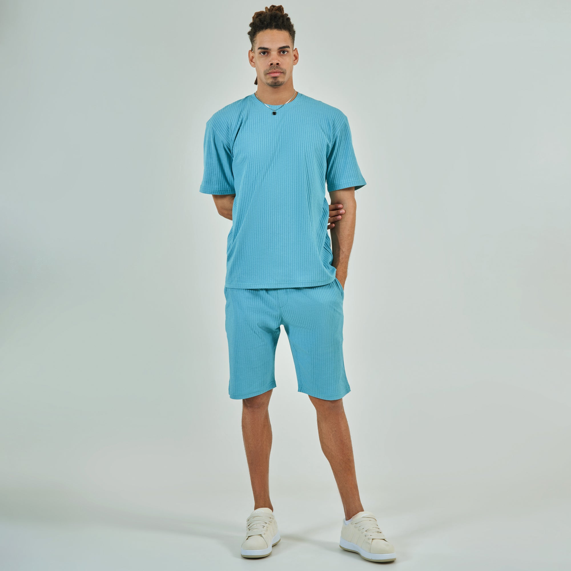 Lite set loose fit  summer T-SHIRT+SHORT