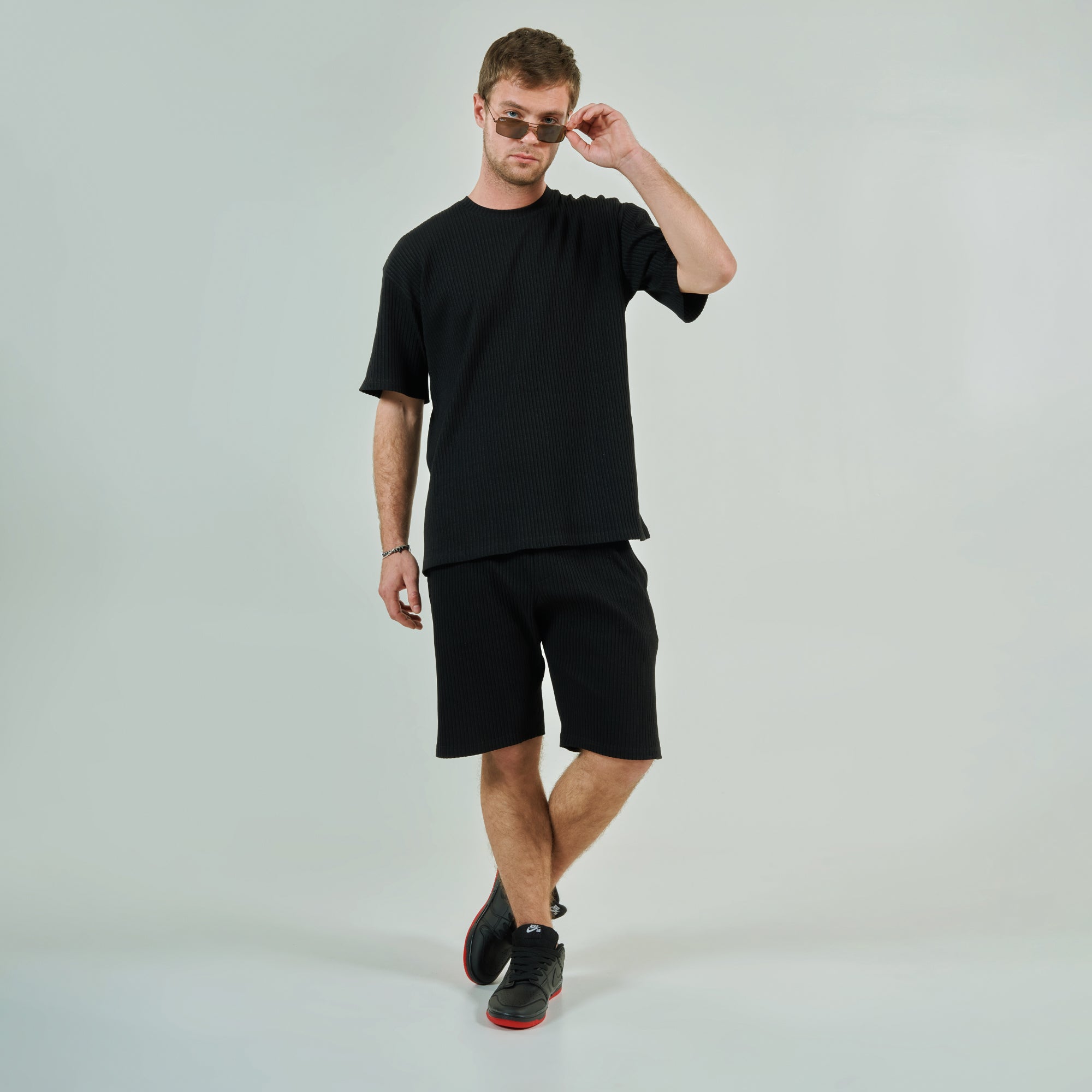 Lite set loose fit  summer T-SHIRT+SHORT