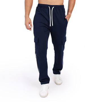 Sweatpants Wide Leg Navy