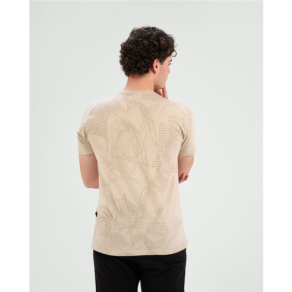 set summer T-shirt & pants (Beige)