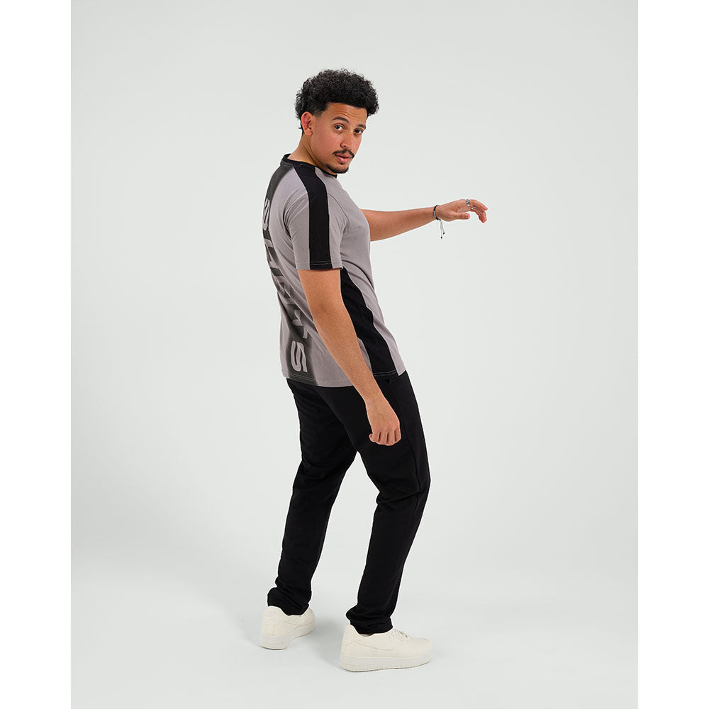 set summer T-shirt & pants (Silver)