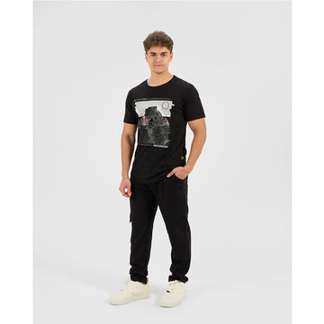 set summer T-shirt & pants (Black)