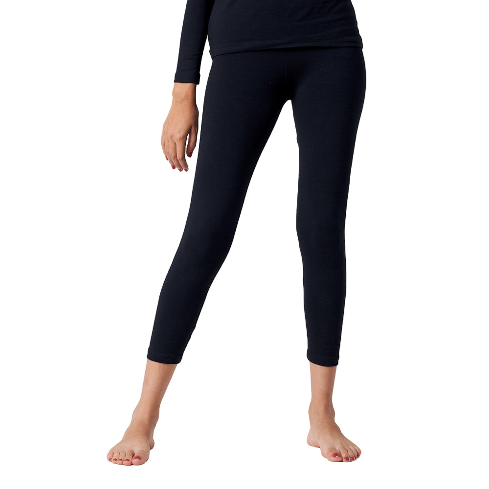 A pair of white, solid patterned women's pants.