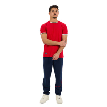set summer T-shirt & pants (Red)