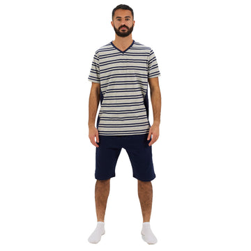 set summer T-shirt & Short  (Striped)