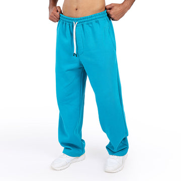 Sweatpants Wide Leg Blue