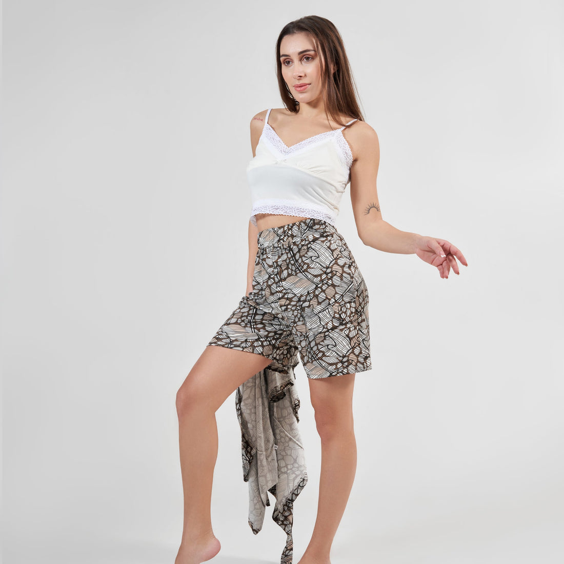 Women's Robe+Top+Short